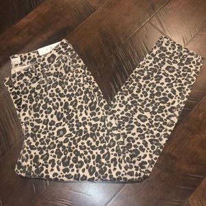 🌟NWT🌟 LOFT Curvy Skinny Leopard Jeans